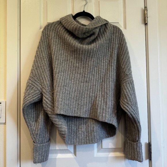 Maeve Chunky Oversized Medium Alpaca Wool Blend Sweater - Picture 4 of 10